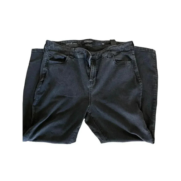 Liverpool Los Angeles Women's Black The High Rise Jean Size Plus 18W - Picture 3 of 5